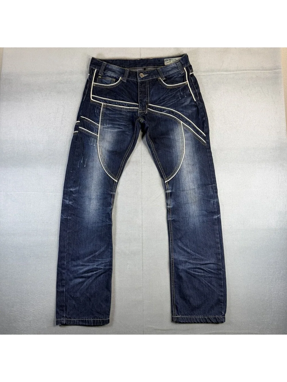 Japrag Denim Jeans Mens 32 Blue Samoki Japan Tokyo567 Straight Leg Dark Wash
